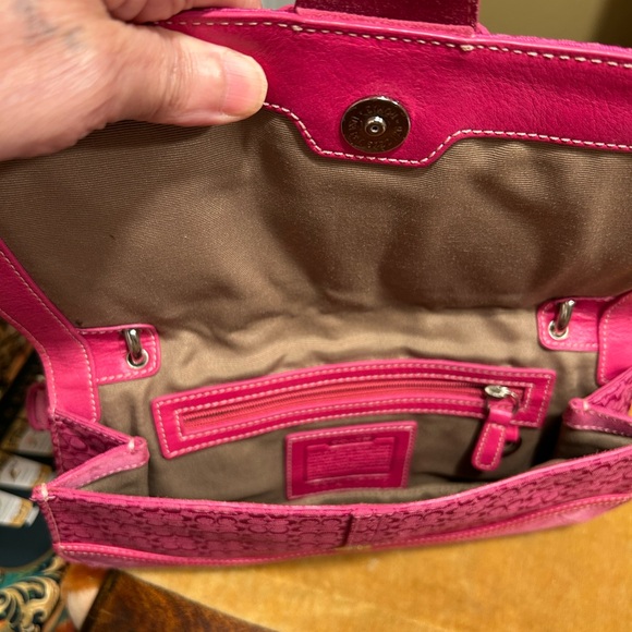 Coach Y2K SoHo Pink Baguette Bag Slim 10”x 6” - Picture 10 of 12